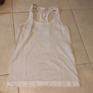 Lululemon Racerback tank top -white. Size 6
